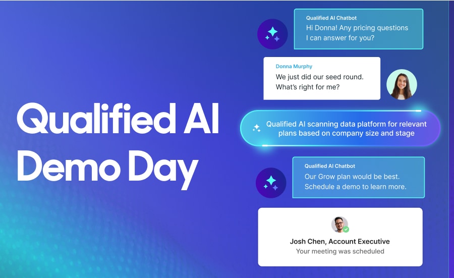 AI Demo Day: Qualified showcases new AI Live Chat and AI Chatbot technology