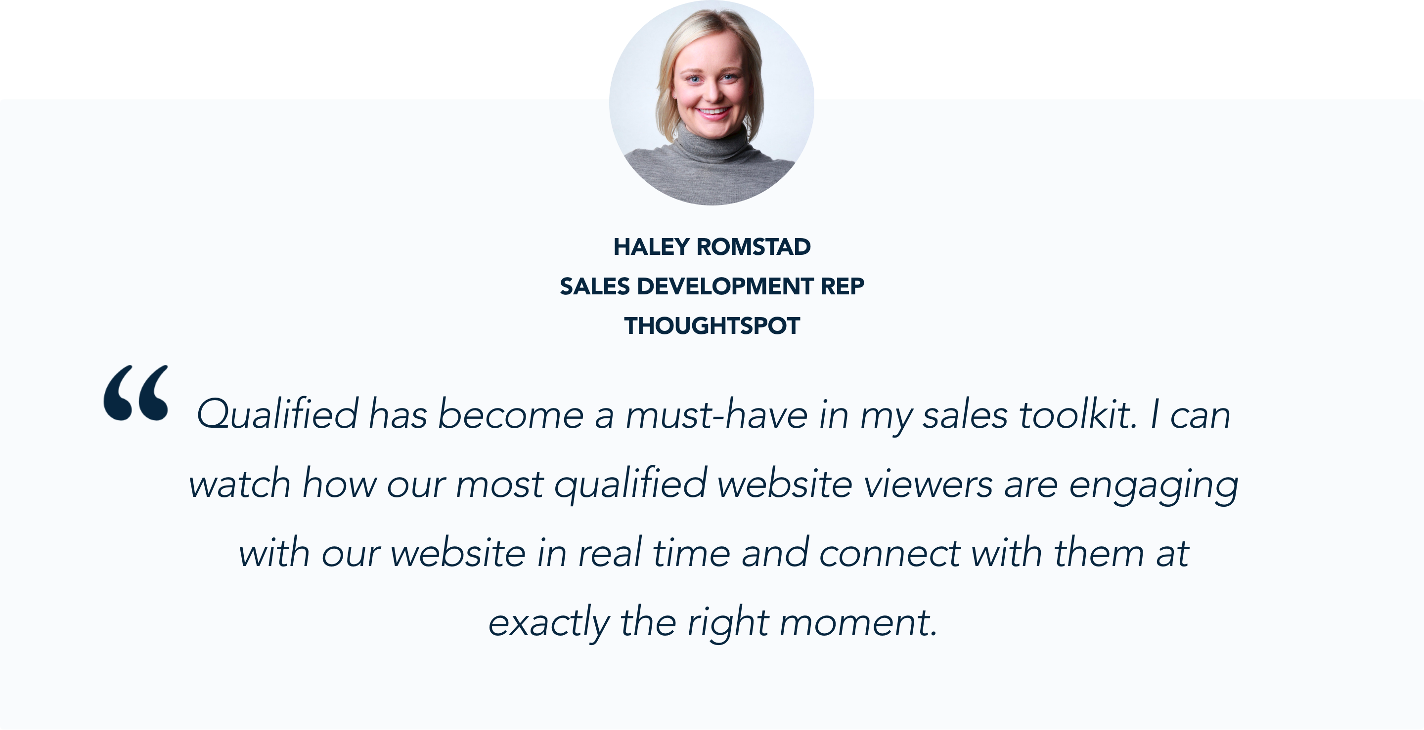 Haley Romstad, ThoughtSpot, on Conversational Marketing