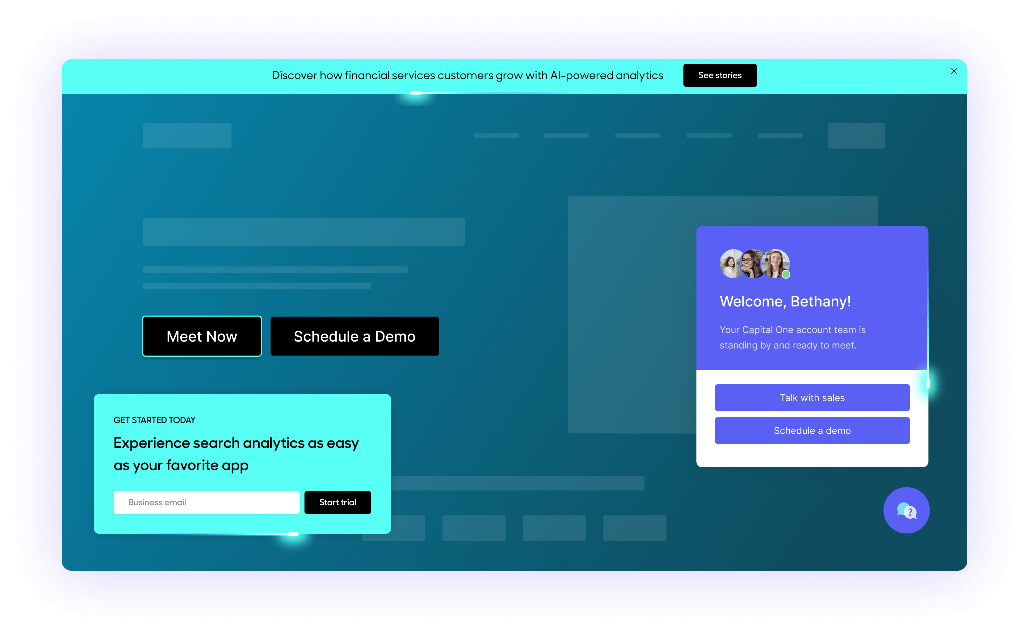 Recommendations AI panel demo 